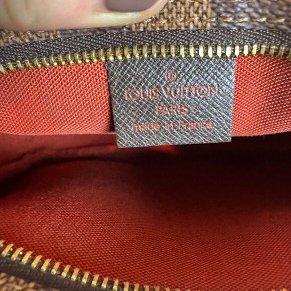 Louis Vuitton Damier Ebene Trousse Make Up Bag with Strap SP1909 - Picture 5 of 8